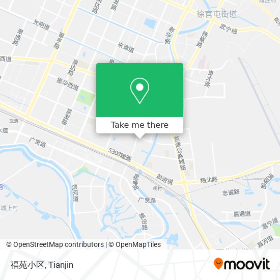 福苑小区 map