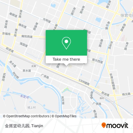 金摇篮幼儿园 map