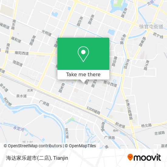 海达家乐超市(二店) map