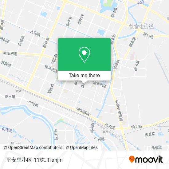 平安里小区-11栋 map