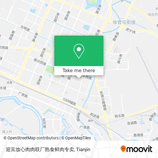 迎宾放心肉肉联厂熟食鲜肉专卖 map