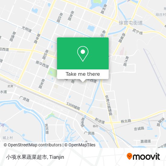 小项水果蔬菜超市 map