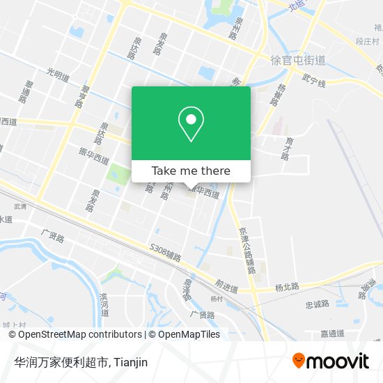 华润万家便利超市 map