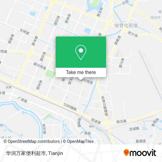 华润万家便利超市 map