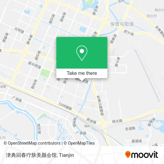 津典回春疗肤美颜会馆 map