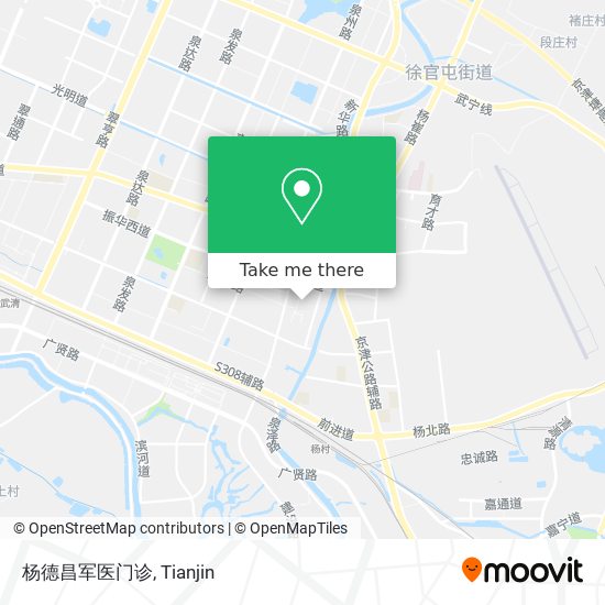 杨德昌军医门诊 map