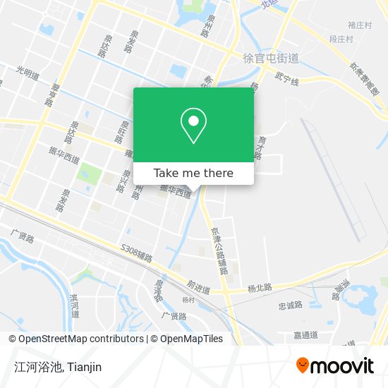 江河浴池 map