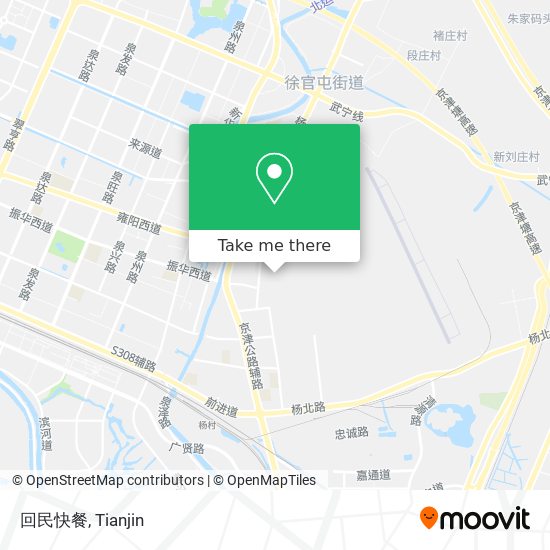 回民快餐 map