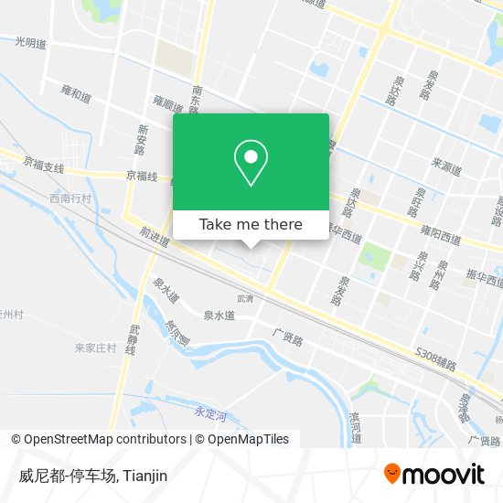 威尼都-停车场 map
