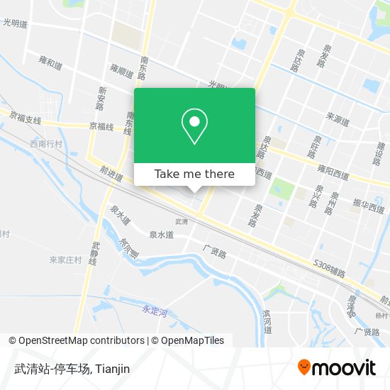 武清站-停车场 map