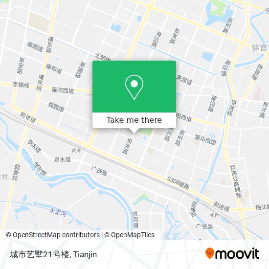 城市艺墅21号楼 map