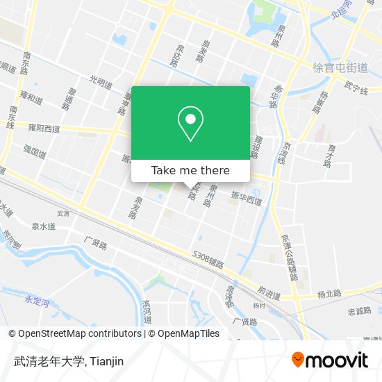 武清老年大学 map