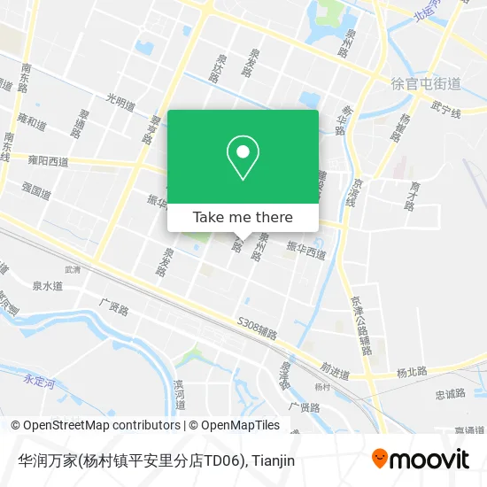 华润万家(杨村镇平安里分店TD06) map