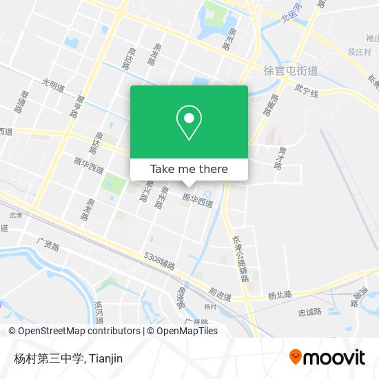 杨村第三中学 map