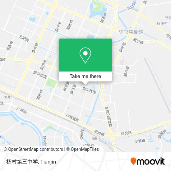 杨村第三中学 map