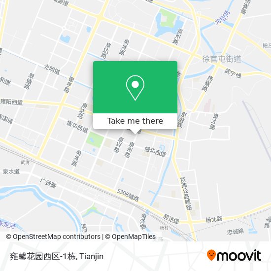 雍馨花园西区-1栋 map