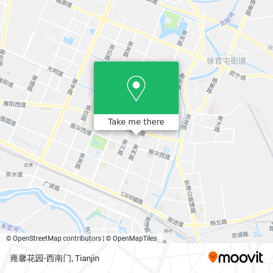 雍馨花园-西南门 map
