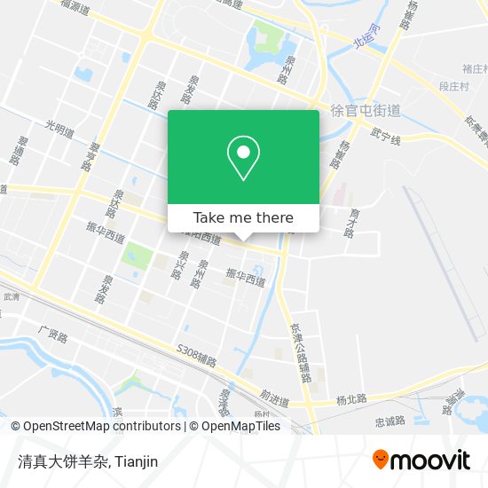 清真大饼羊杂 map