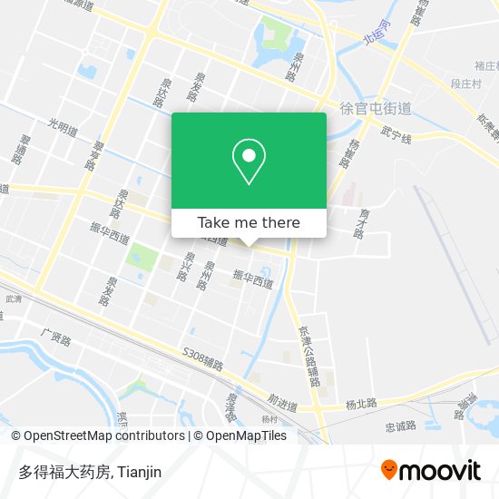 多得福大药房 map
