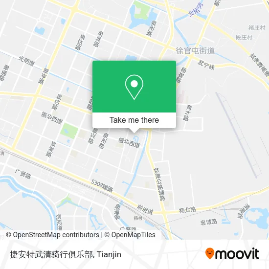 捷安特武清骑行俱乐部 map
