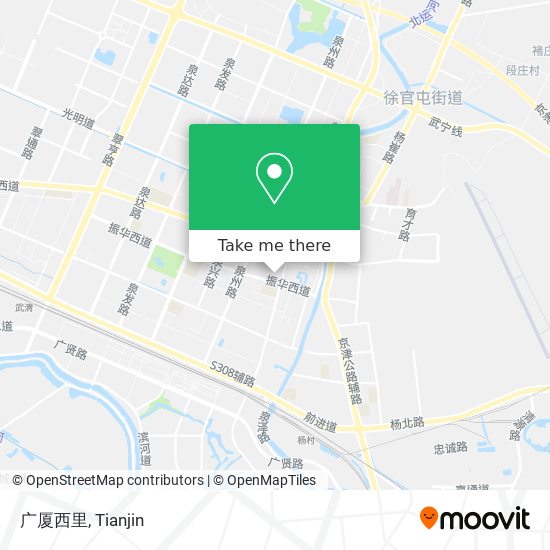 广厦西里 map