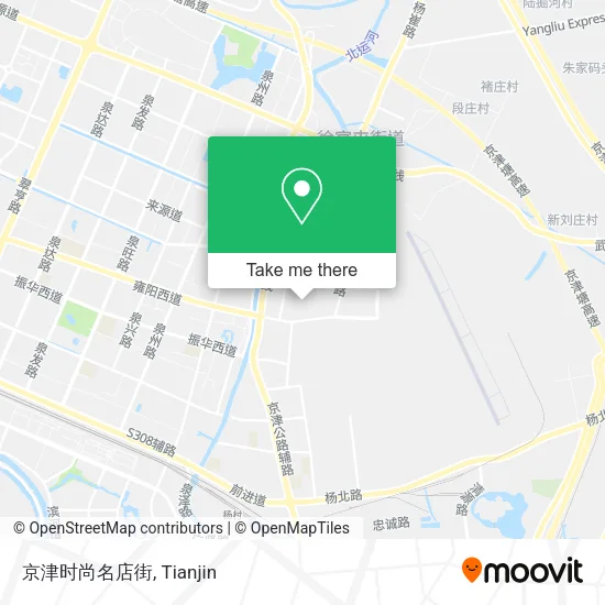 京津时尚名店街 map