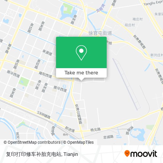 复印打印修车补胎充电站 map