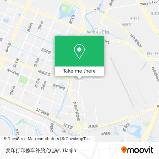 复印打印修车补胎充电站 map