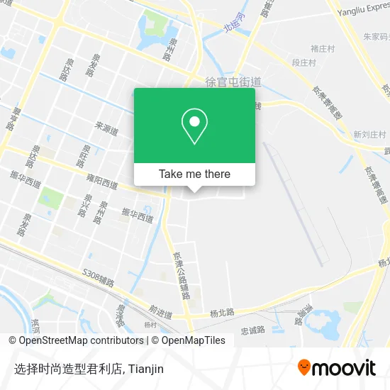 选择时尚造型君利店 map