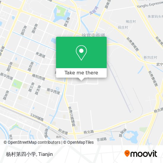 杨村第四小学 map