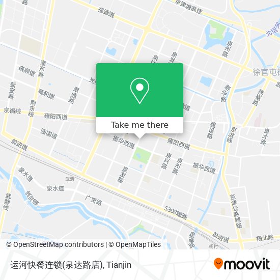 运河快餐连锁(泉达路店) map