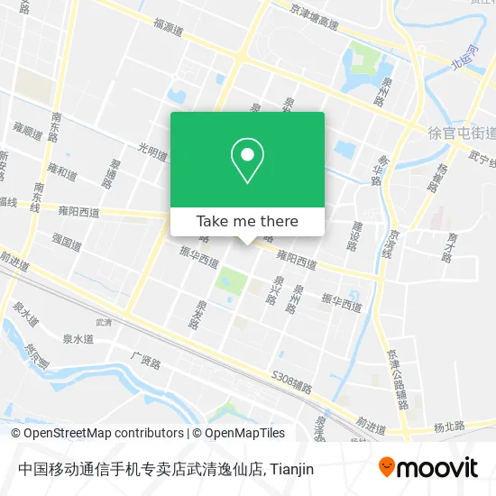 中国移动通信手机专卖店武清逸仙店 map