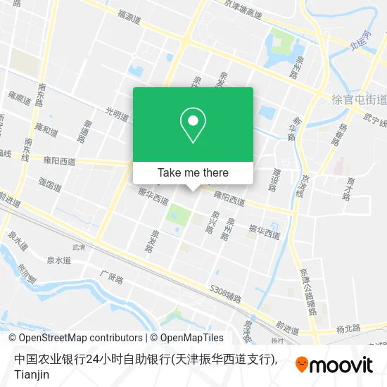 中国农业银行24小时自助银行(天津振华西道支行) map