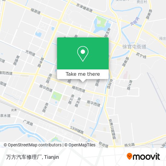 万方汽车修理厂 map