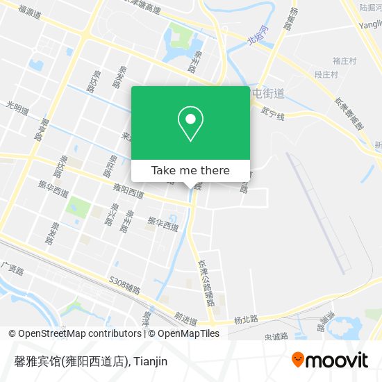 馨雅宾馆(雍阳西道店) map