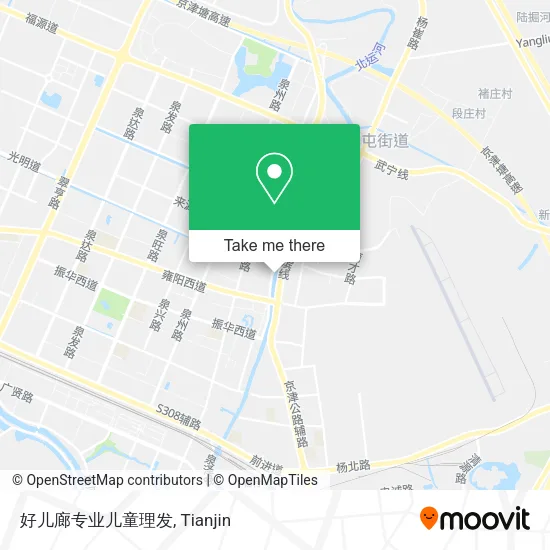 好儿廊专业儿童理发 map
