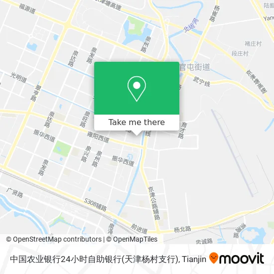 中国农业银行24小时自助银行(天津杨村支行) map