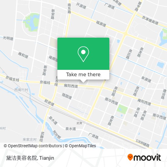 黛洁美容名院 map
