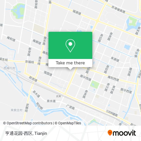 亨通花园-西区 map