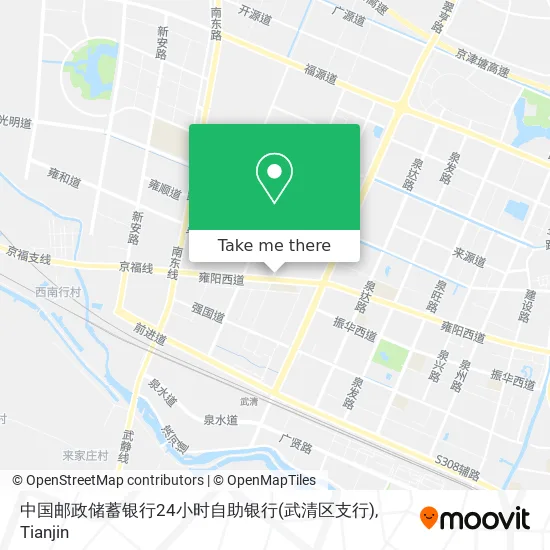中国邮政储蓄银行24小时自助银行(武清区支行) map