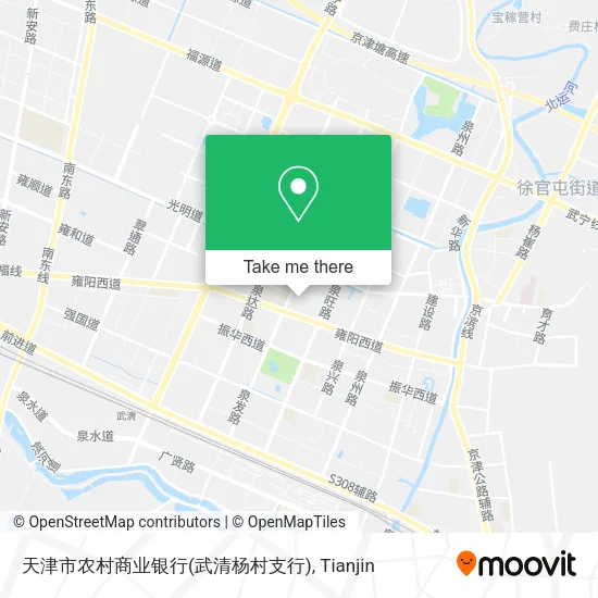 天津市农村商业银行(武清杨村支行) map