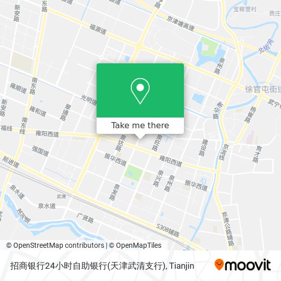 招商银行24小时自助银行(天津武清支行) map