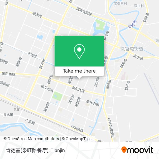 肯德基(泉旺路餐厅) map
