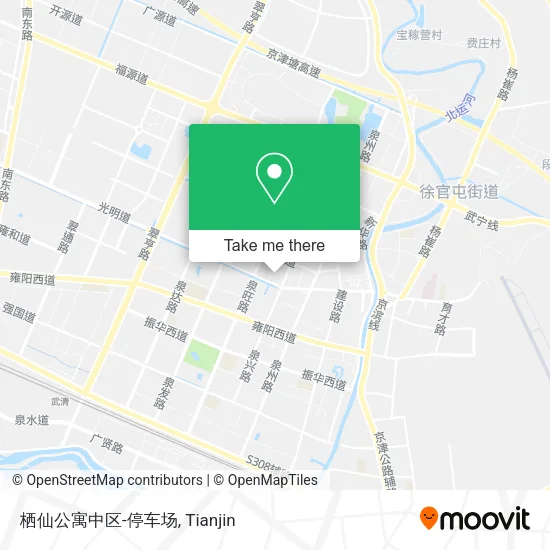 栖仙公寓中区-停车场 map