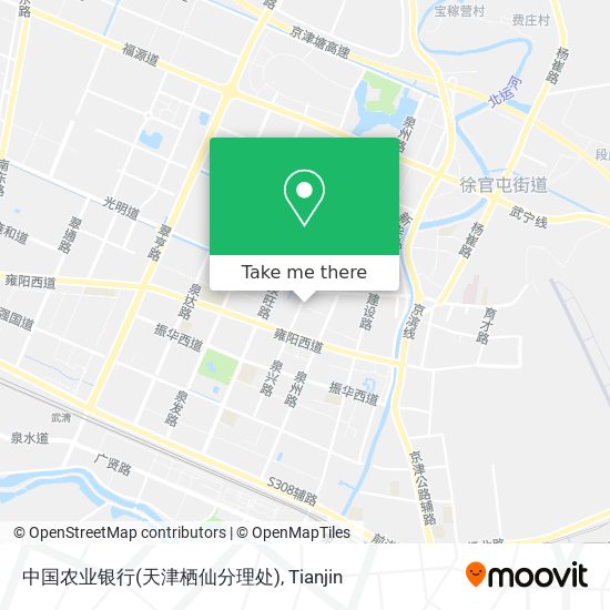 中国农业银行(天津栖仙分理处) map