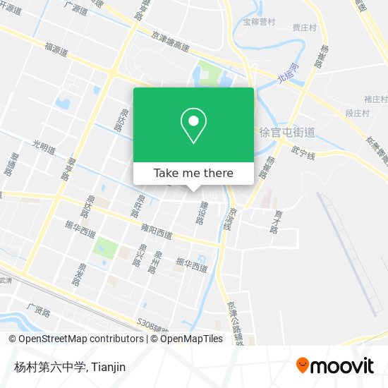 杨村第六中学 map