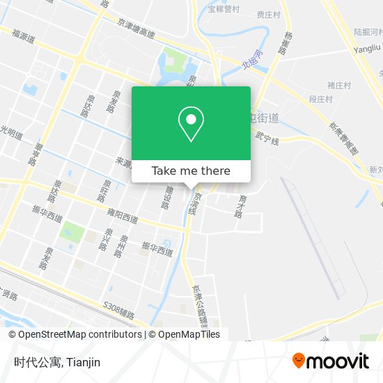 时代公寓 map