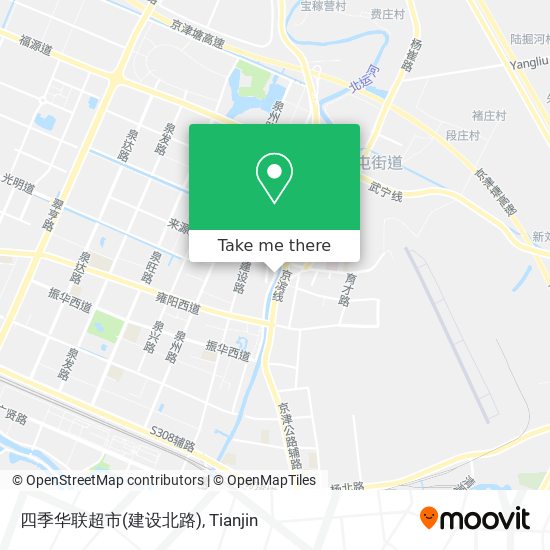 四季华联超市(建设北路) map
