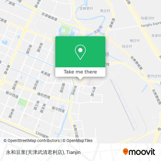 永和豆浆(天津武清君利店) map