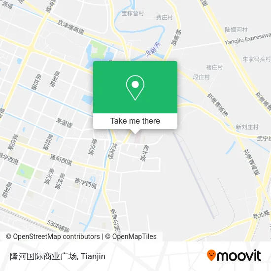 隆河国际商业广场 map